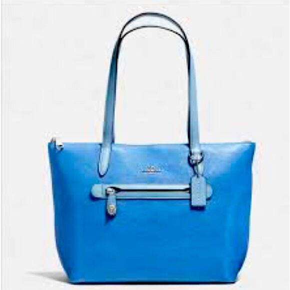 Coach Blue Taylor Tote No. M1681-58568 B91 - Picture 1 of 15